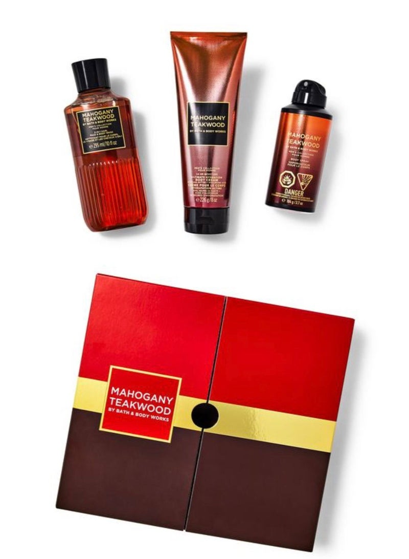 Mahogany Teakwood Gift Box Set